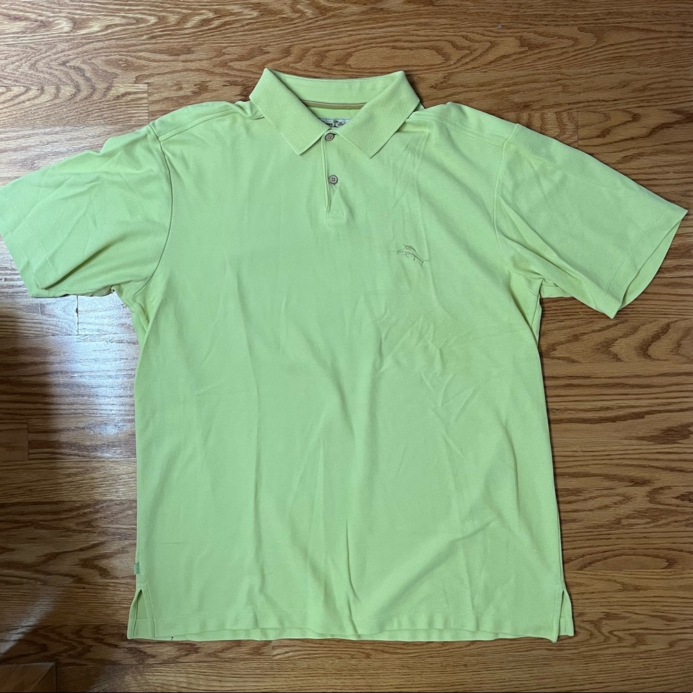 Lime green Tommy Bahama polo size - L